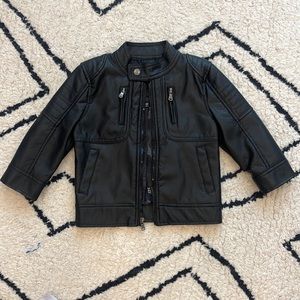Toddler Boy Pleather Jacket